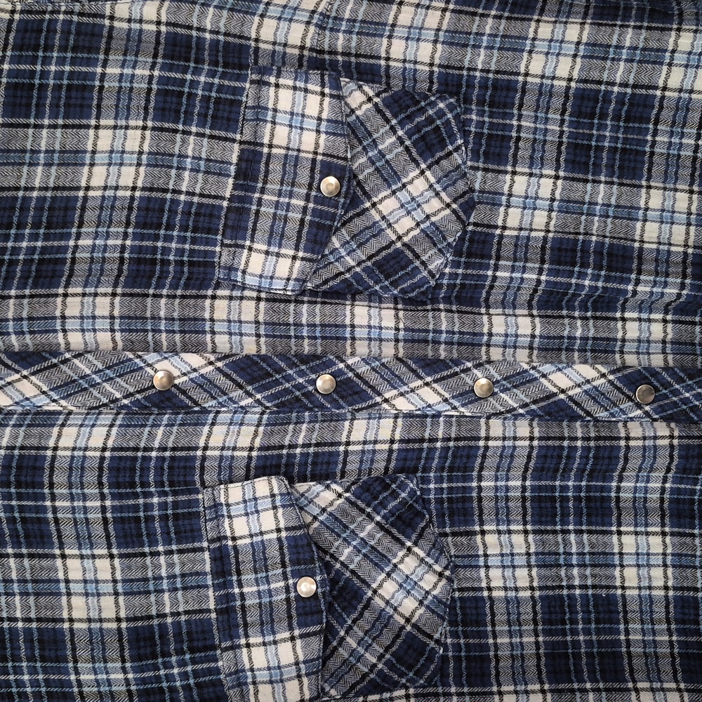 EUC KUT FROM THE KLOTH Snap Down, Collared, Long/Fold Up Sleeve Shirt Size Med - Picture 2 of 8